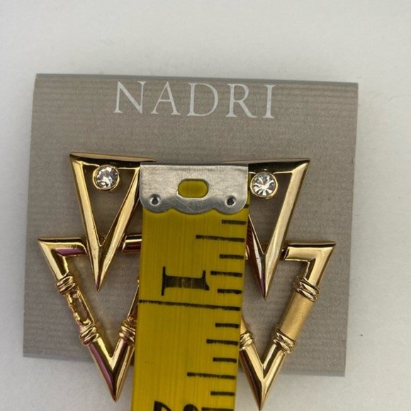 Nadri dangle stud earrings - Picture 2 of 4